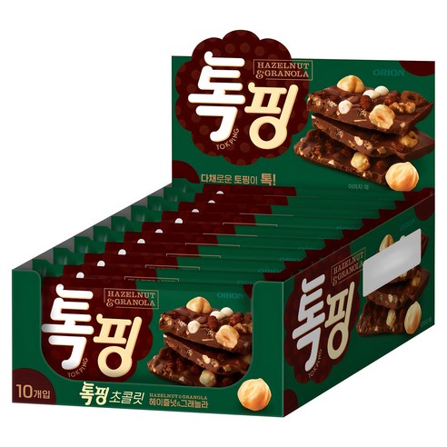 오리온 톡핑 헤이즐넛&그래놀라