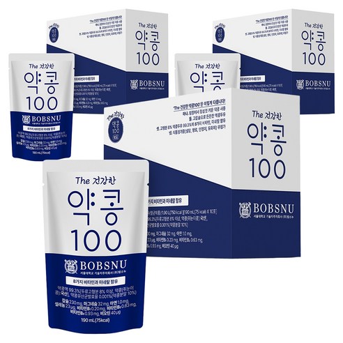 서울대밥스누 더 건강한 약콩 100 두유, 190ml, 30개