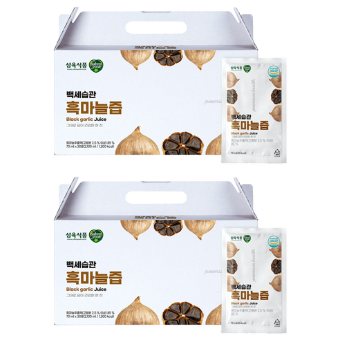 삼육 백세습관 흑마늘즙