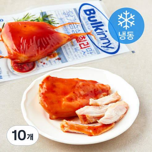 [로켓프레시] 벌키니 닭가슴살 칠리맛 (냉동), 100g, 1개입, 10개