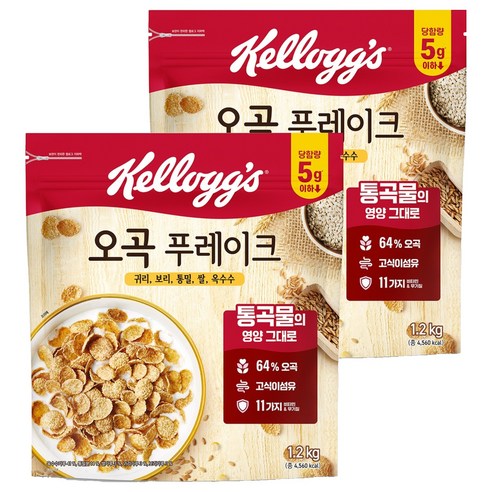 켈로그 오곡 푸레이크 시리얼