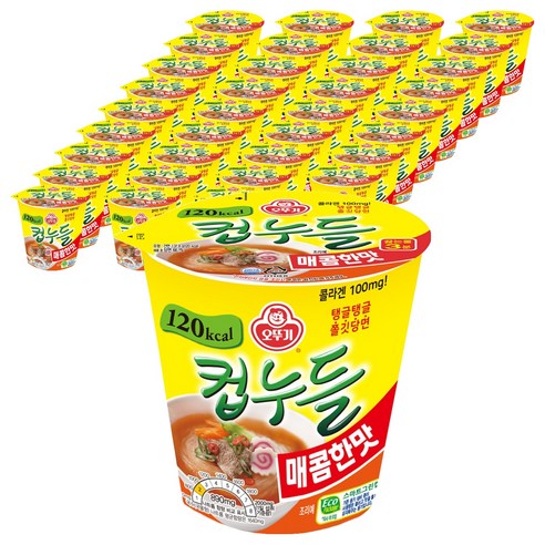 오뚜기 컵누들 매콤한맛 37.8g