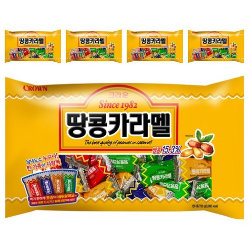 크라운 땅콩카라멜