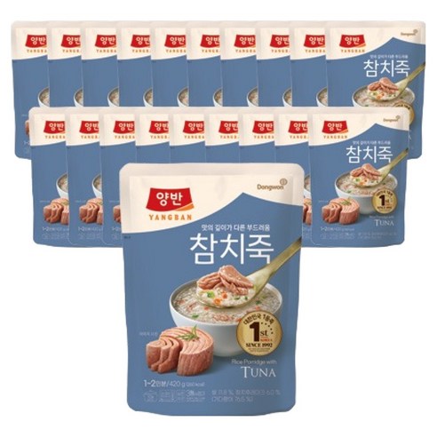 양반 참치죽, 420g, 20개