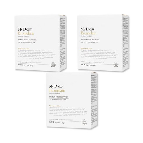 마이디데이 브로멜라인 20p, 40g, 3개