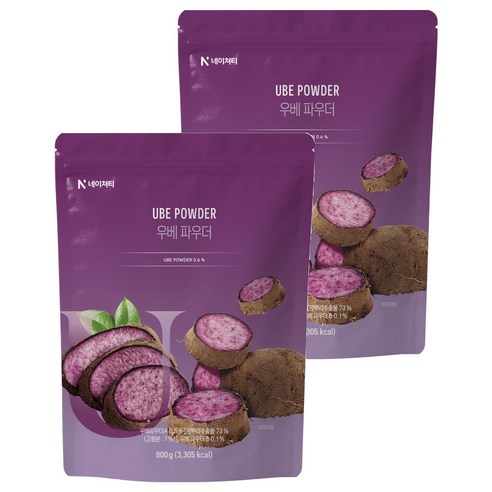 네이쳐티 우베 파우더, 800g, 1개입, 2개