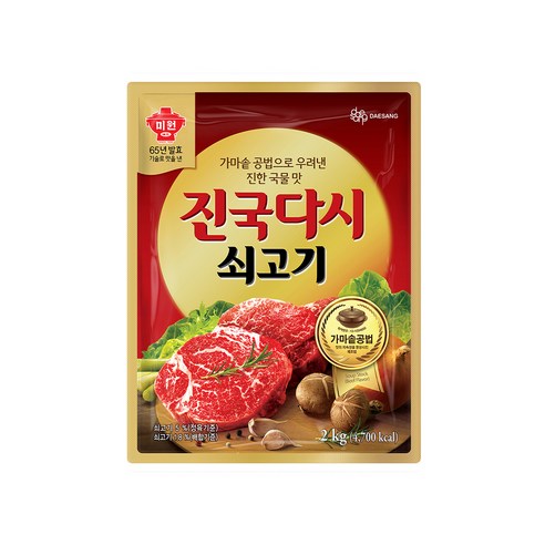 미원 진국다시 쇠고기, 2kg, 1개
