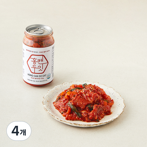 [로켓프레시] 홍캔두잇 홍어무침 PET형, 4개, 320g