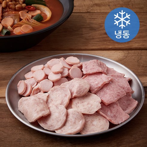 [로켓프레시] 웰쿠스 부대찌개 모듬햄 (냉동)