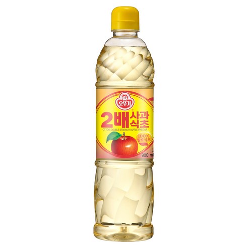 오뚜기 2배 사과식초, 900ml, 1개