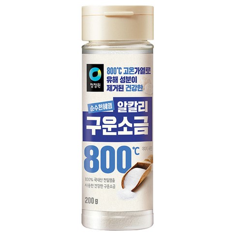 청정원 구운소금, 200g, 1개