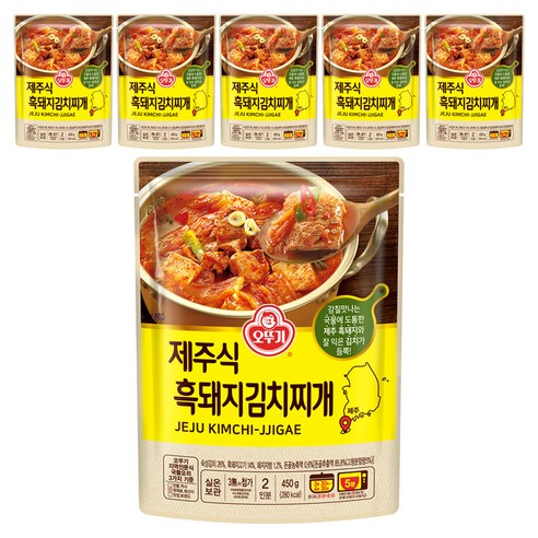 오뚜기 제주식 흑돼지 김치찌개