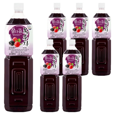 파낙스 참다음 복분자 음료베이스, 1.5L, 6개