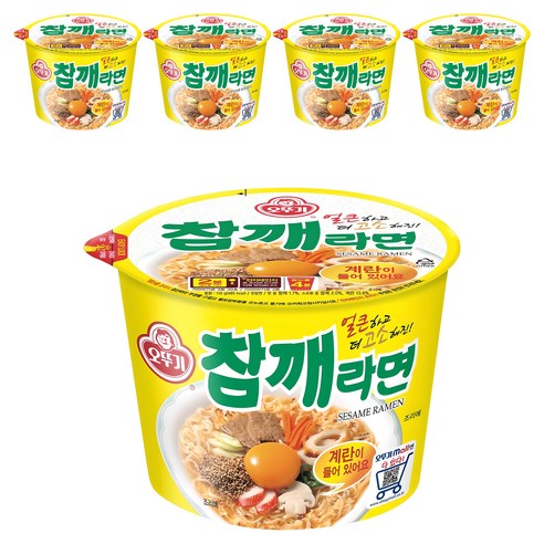 오뚜기 참깨라면 컵 110g