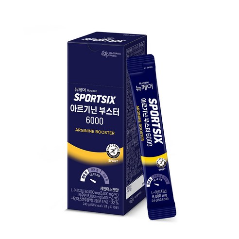 뉴케어스포식스 정품 아르기닌 부스터 6000 10p