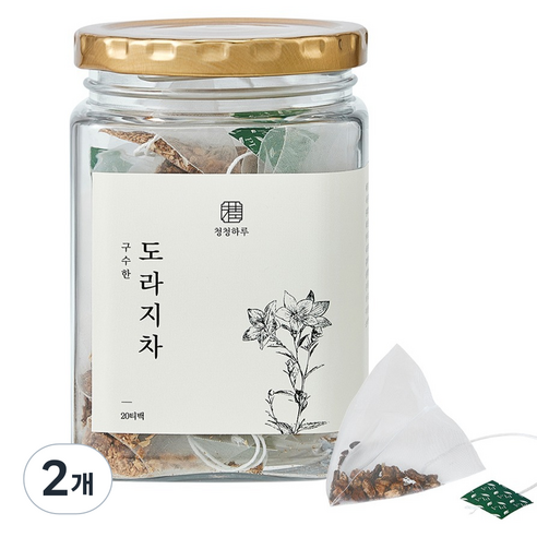 청청하루 길경농원 구수한 도라지차
