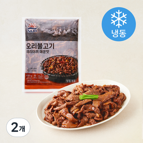 [로켓프레시] 사조원 오리불고기 데리야끼 매운맛 (냉동)