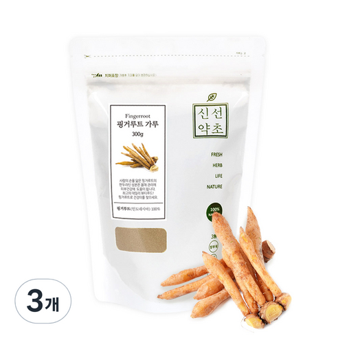 신선약초 핑거루트가루, 3개, 300g
