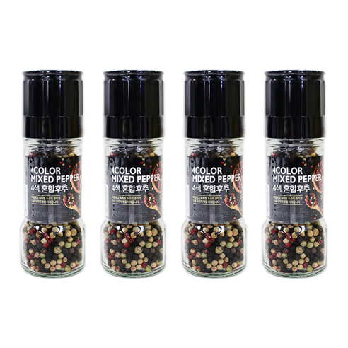 4색 혼합후추, 55g, 4개