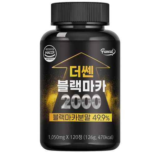 퍼니트 더쎈 블랙마카 2000 126g, 120정, 1개