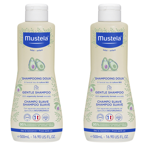 무스텔라 젠틀 샴푸, 500ml, 2개