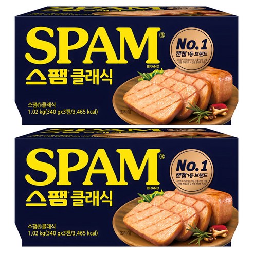 스팸 클래식, 340g, 6개