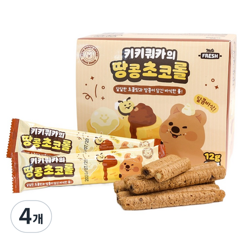 메타프레쉬 키키쿼카의 땅콩초코롤 20p