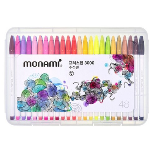 모나미 프러스펜 3000 48종 세트, 혼합색상, 1개