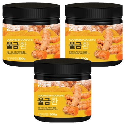 조은약초 프리미엄 울금환, 300g, 3개