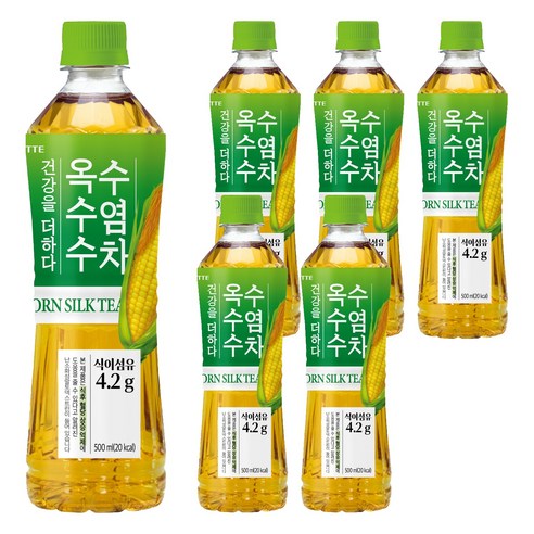 롯데칠성음료 더하다 옥수수수염차 PLUS