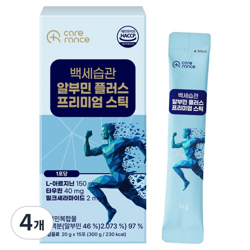 케어란스 백세습관 알부민 플러스 프리미엄 스틱 15p