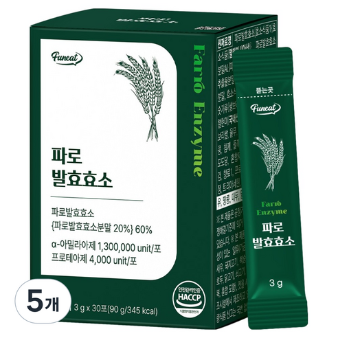 퍼니트 파로 발효효소 30p, 90g, 5개
