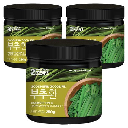 조은약초 프리미엄 부추환, 3개, 250g