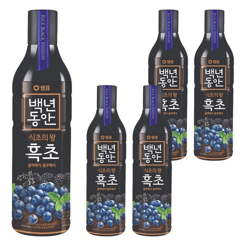 샘표 백년동안 현미발효 흑초 블랙블루베리