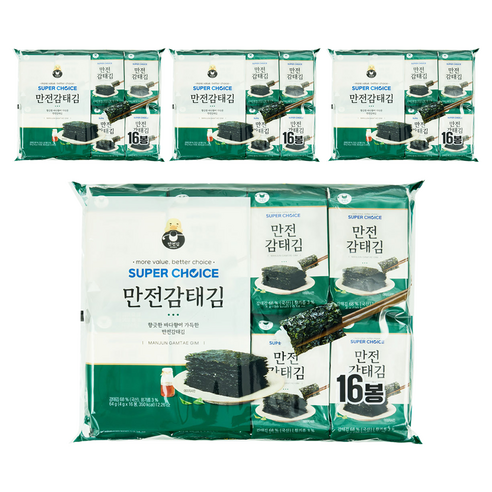 만전김 슈퍼초이스 감태김 16p