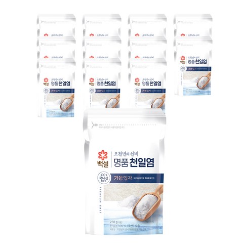 백설 오천년의 신비 천일염 가는입자