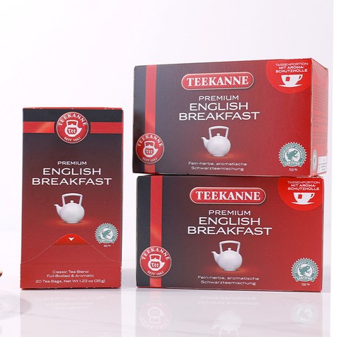 티칸네 잉글리쉬 블랙퍼스트 홍차, 1.75g, 20개입, 3개