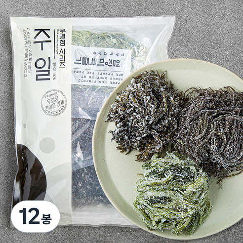 [로켓프레시] 주일 무결점 오독오독 해초 미역줄기 + 꼬시래기 + 톳