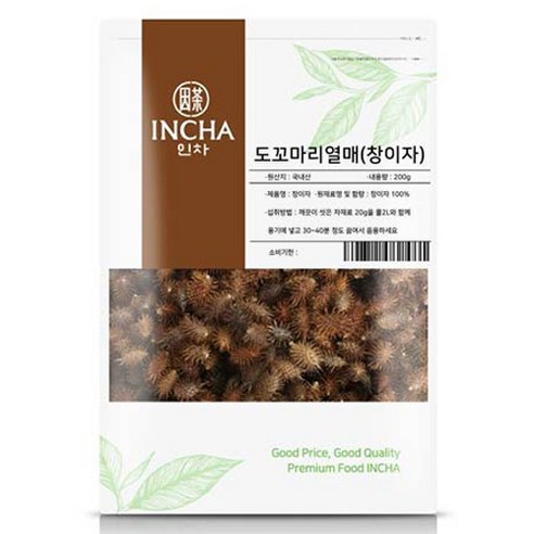 인차 도꼬마리열매 창이자
