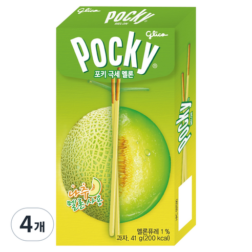 포키 극세 멜론, 41g, 4개