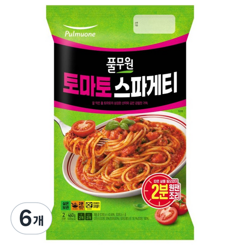 풀무원 실온 토마토 스파게티 2인분