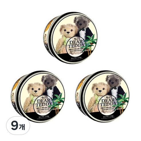 VFOODS 디어테디 플라워비스킷 코코넛크림