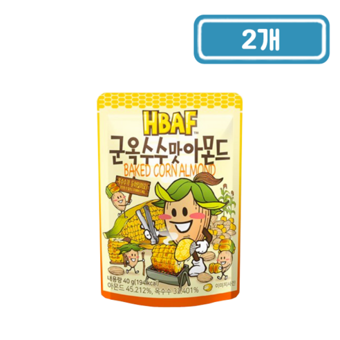 바프 군옥수수맛아몬드