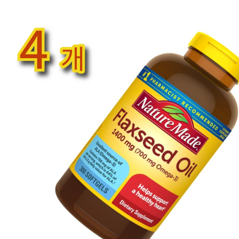 네이처 메이드 아마씨 플랙씨드 오일 오메가3 700mg