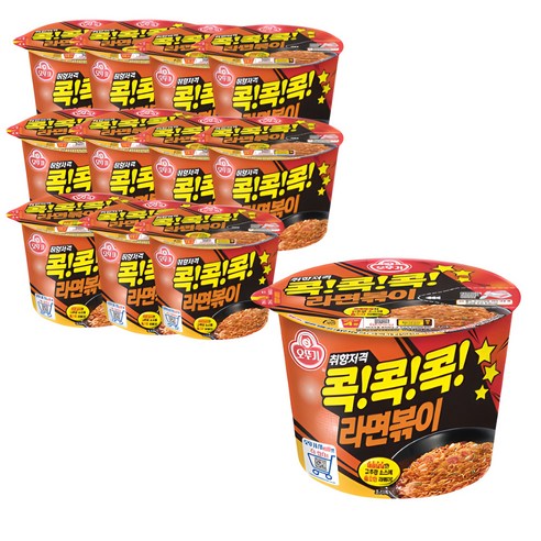 오뚜기 콕콕콕 라면볶이 컵라면 120g