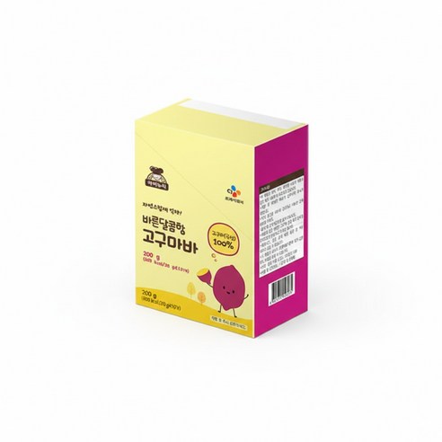 CJ 아이누리 바른달콤함 고구마바 20g 10입 200g x 1개
