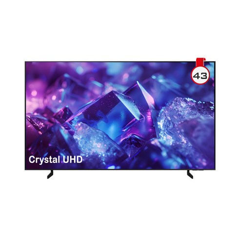 삼성 크리스탈 UHD TV 109cm(43인치) 스마트 TV 43CU7000 스탠드 벽걸이 방문설치, 방문설치, 스탠드형, 43CU7000, 109cm(43인치)