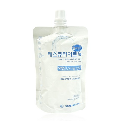 고려제약 레스큐라이트 플러스액 마시는 포도당 비타민 혼합음료 어린이