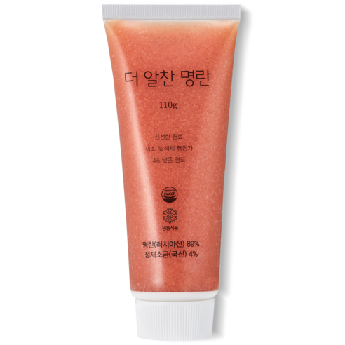 무색소 저염 선동 명란젓갈 더알찬 튜브명란 110g, 110g, 3개