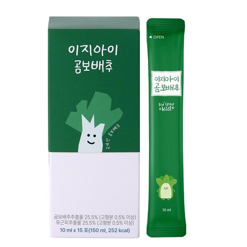 이지아이곰보배추 시럽 유아 아기 어린이 곰보배추액상스틱 배암차즈기 진액